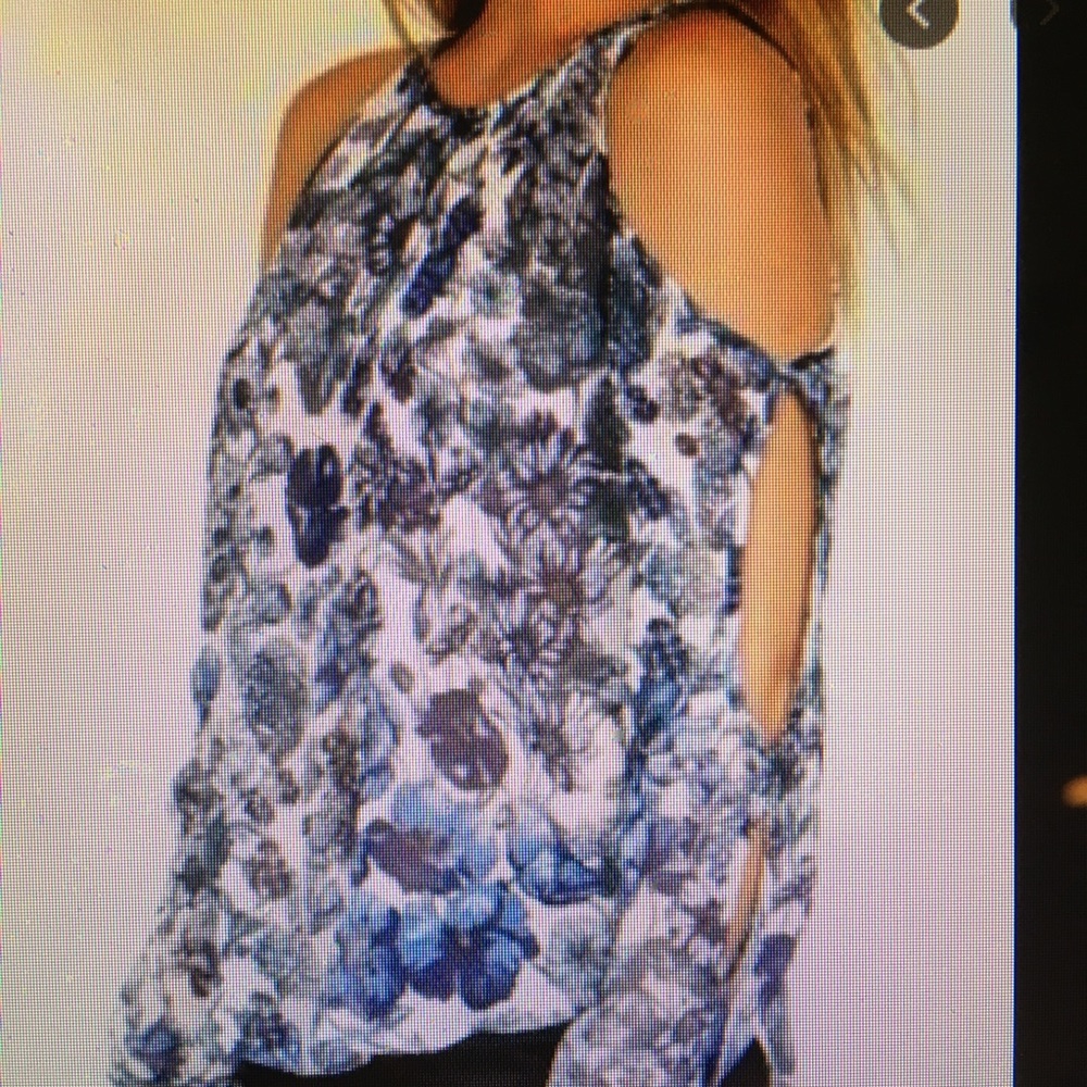 BAILEY/44 flea market floral top.